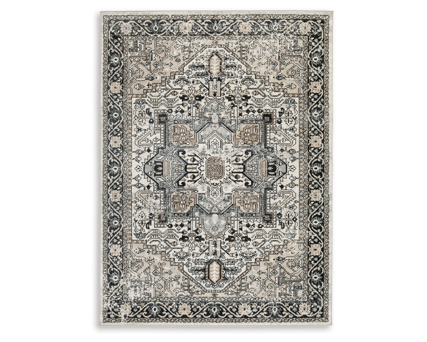 Gregmoore 5'2" x 6'10" Washable Rug