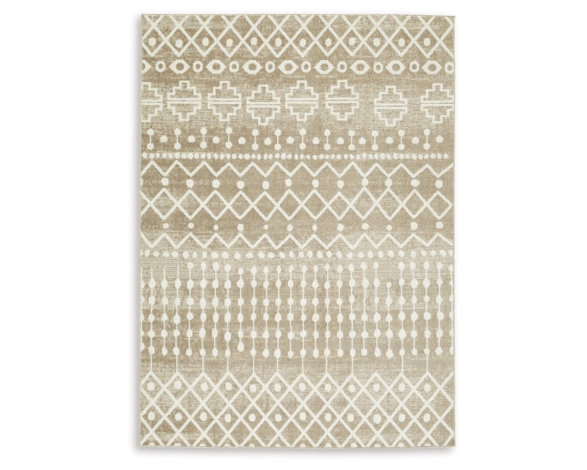 Bunchly 4'11" x 7'2" Washable Rug