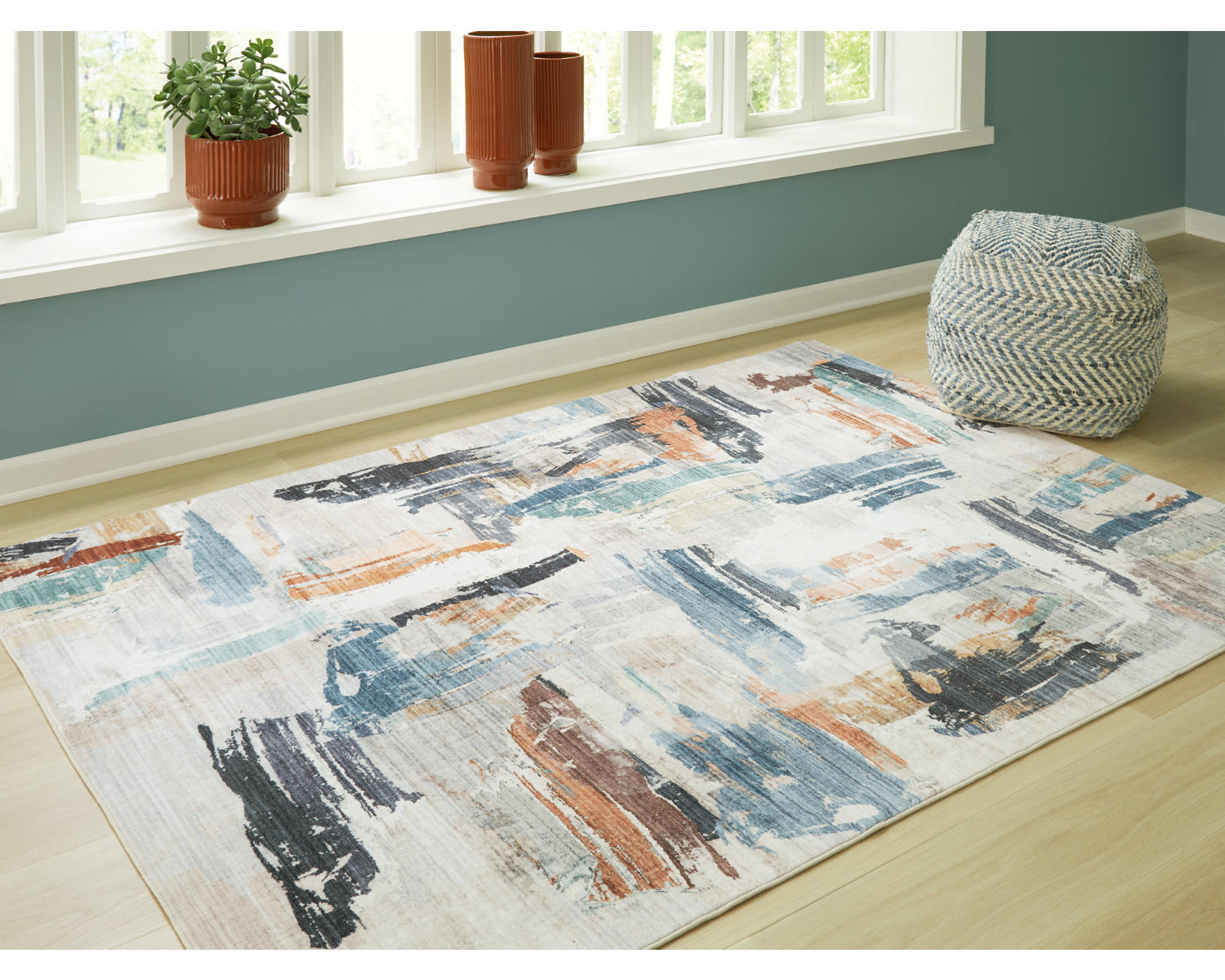 Hessland 8' x 10' Washable Rug