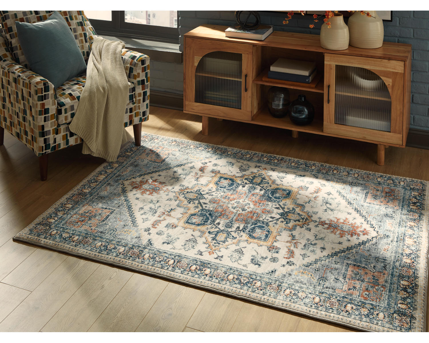 Wallney 5' x 7' Area Rug
