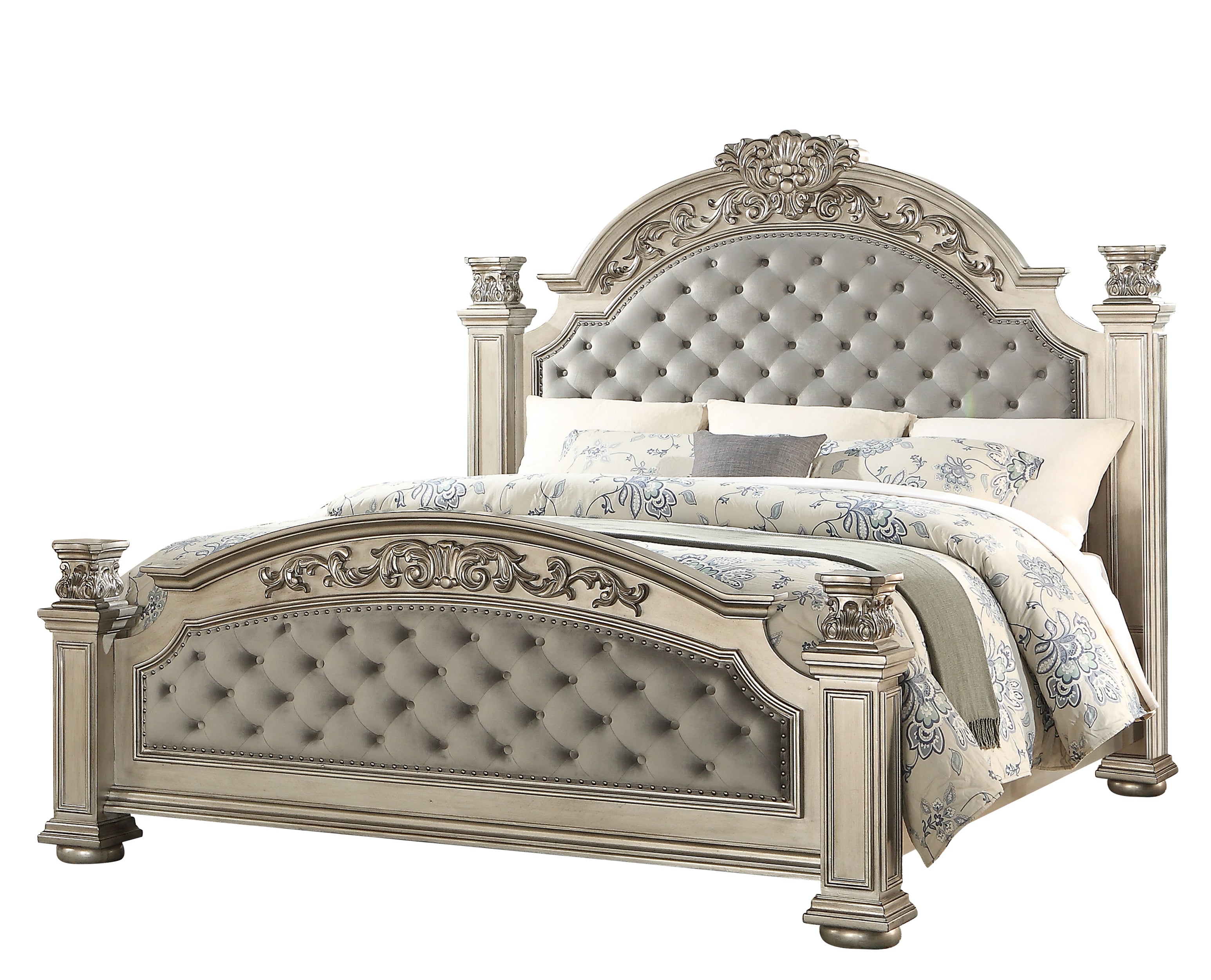 PLATINUM SILVER BEDROOM