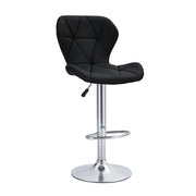 Luxe Swivel Elegance Set of Two Stools // Black
