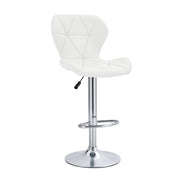Luxe Swivel Elegance Set of Two Stools // White