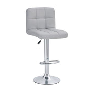 Mirage Chrome Couture Counter Set of Two Stools // Gray