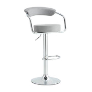 Radiance Rise Chrome BarSet of Two Stools // Gray