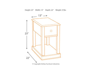 Breegin Chairside End Table