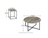 Mesa Wadeworth (juego de 3)