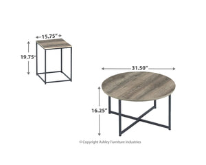 Mesa Wadeworth (juego de 3)