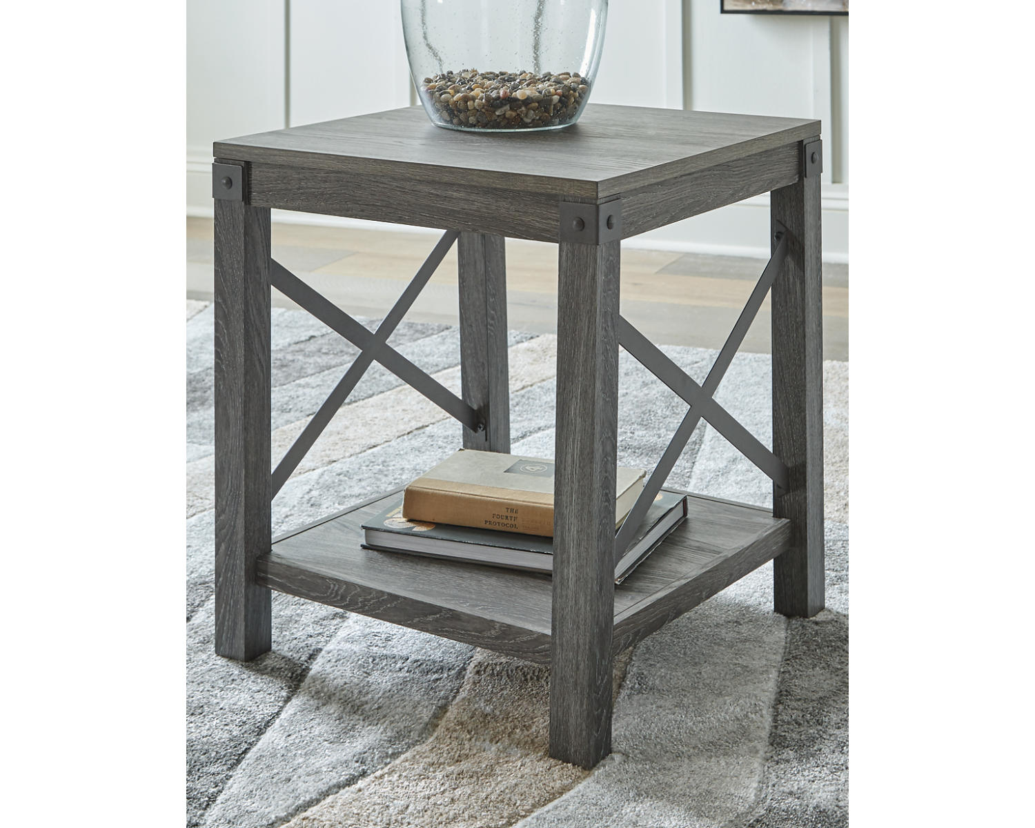 Freedan Lift-top Coffee Table, 2 End Tables and Console