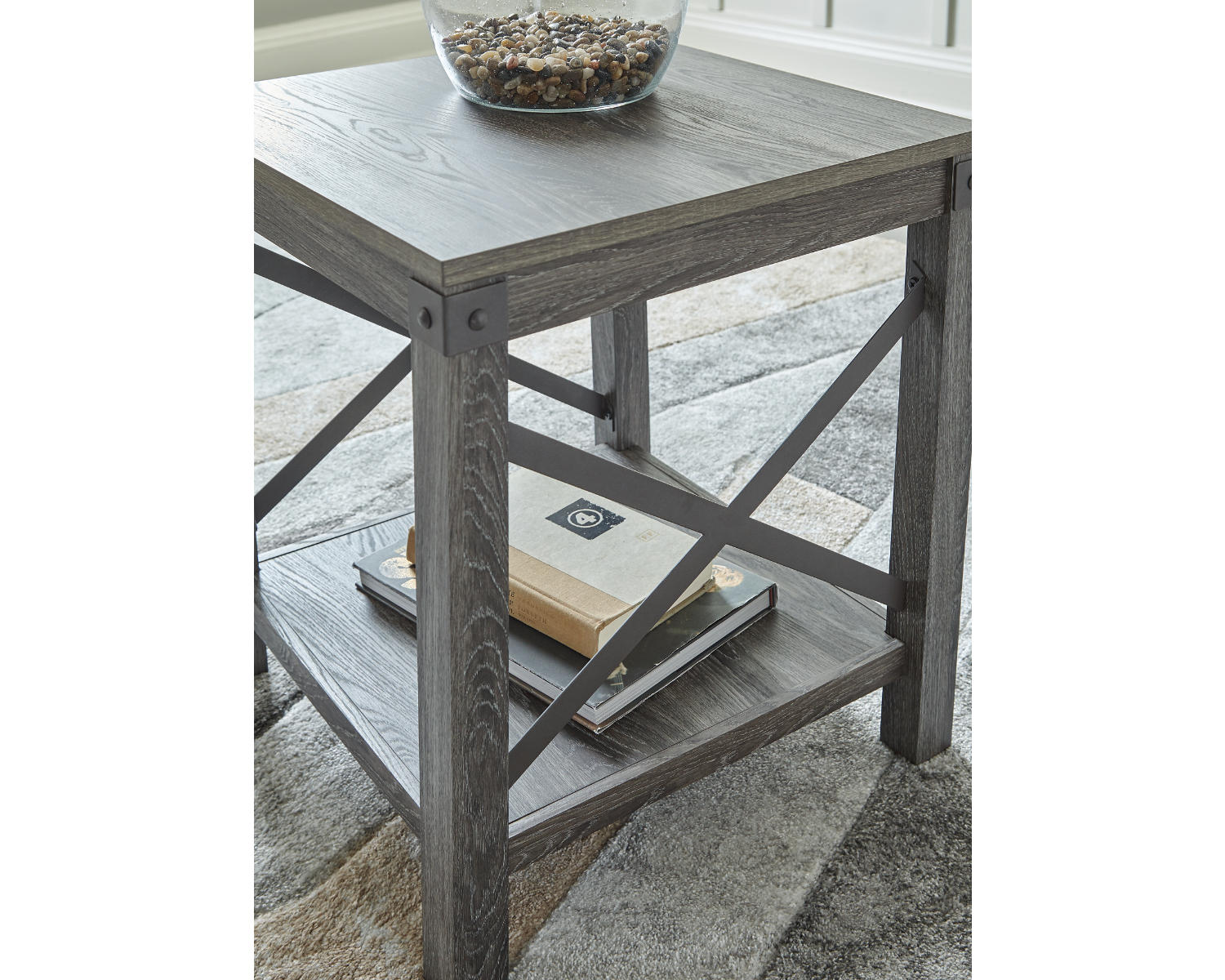 Freedan Lift-top Coffee Table, 2 End Tables and Console
