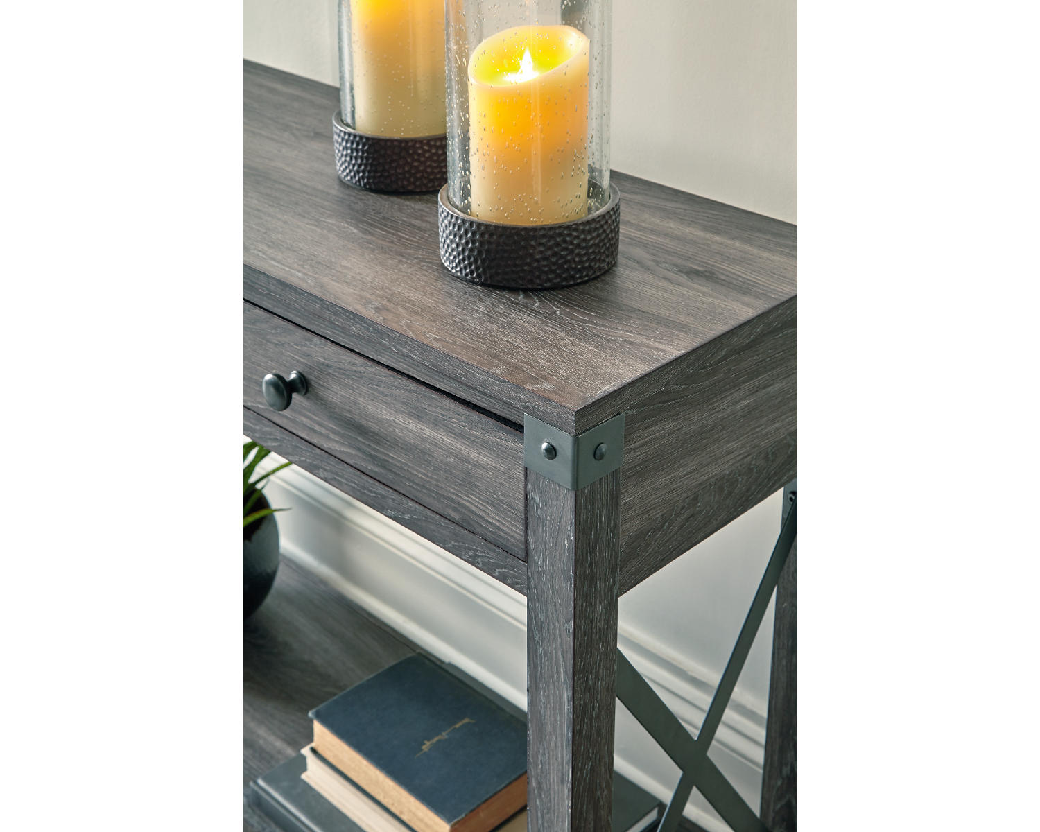 Freedan Lift-top Coffee Table, 2 End Tables and Console