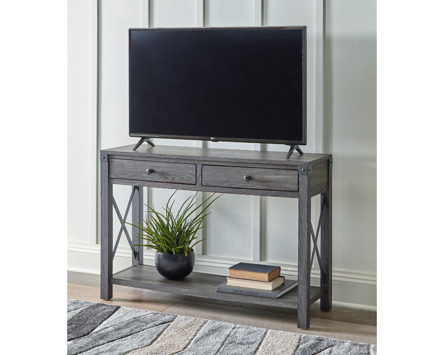 Freedan Lift-top Coffee Table, 2 End Tables and Console