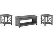 Freedan Coffee Table and 2 End Tables
