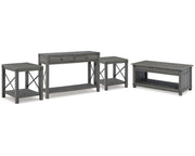 Freedan Lift-top Coffee Table, 2 End Tables and Console