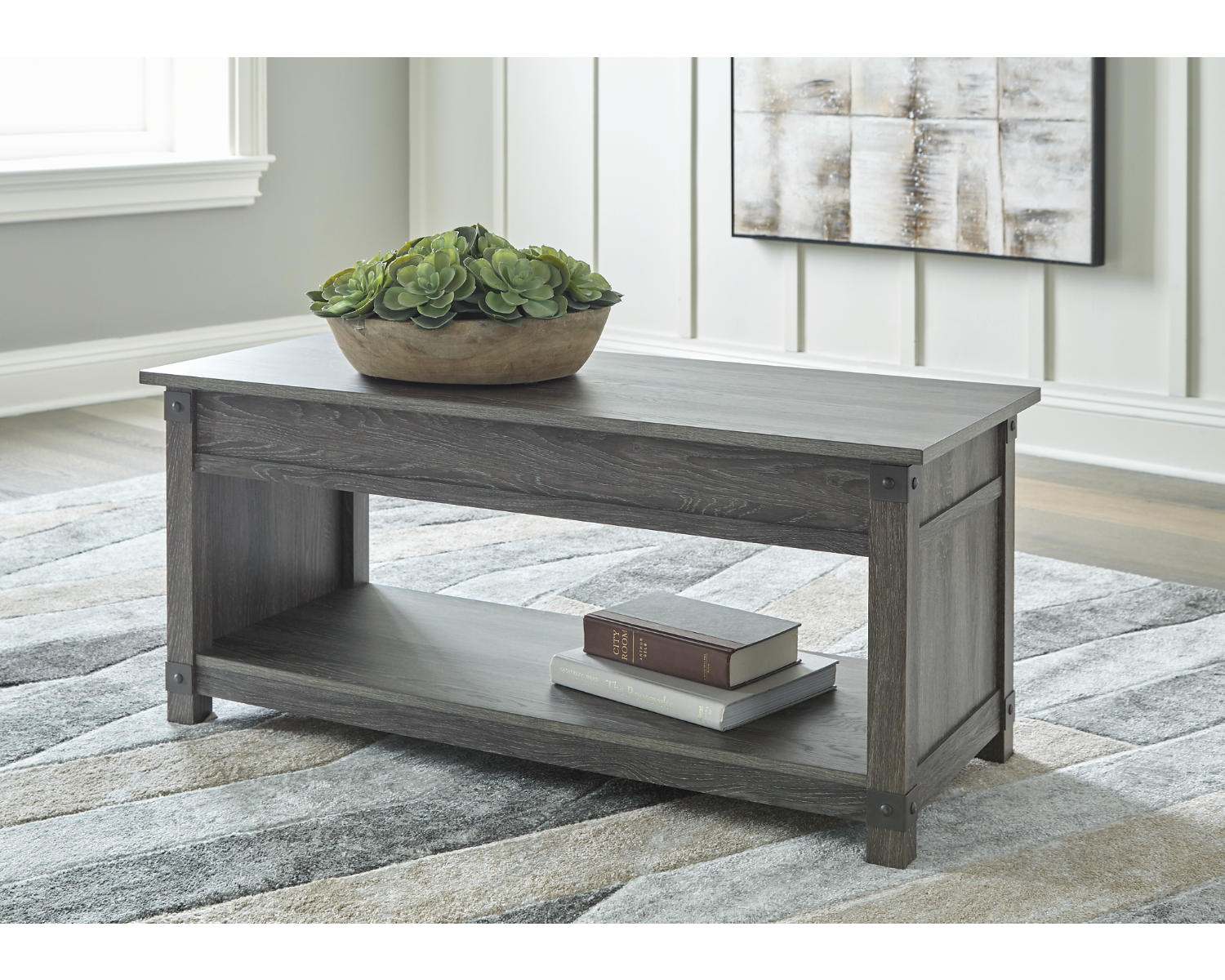 Freedan Coffee Table and 2 End Tables