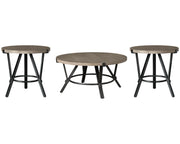 Zontini Coffee Table and 2 End Tables