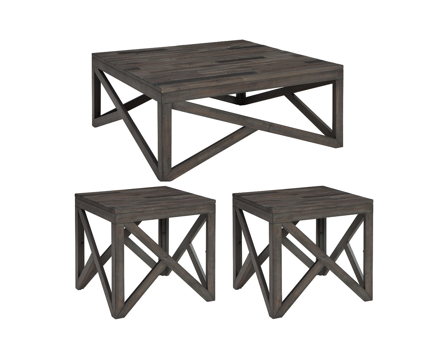 Haroflyn Coffee Table and 2 End Tables