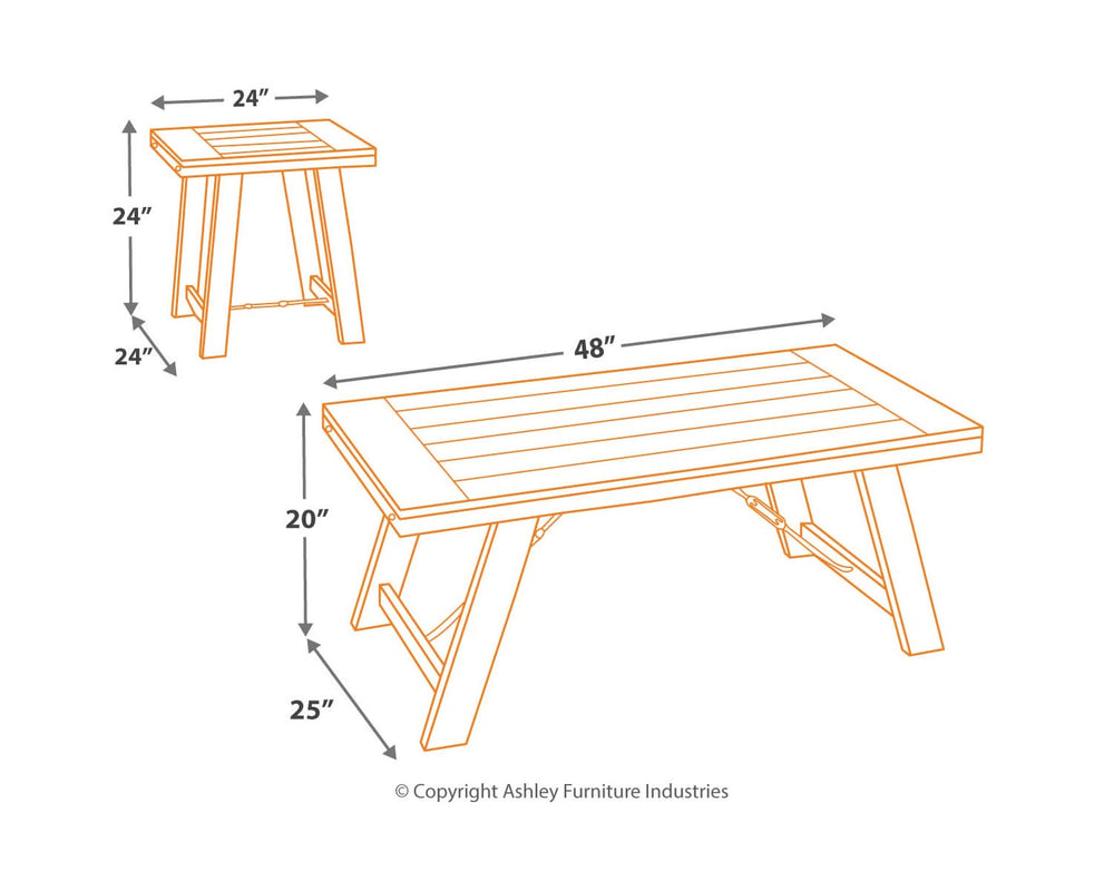 Noorbrook Table (Set of 3)