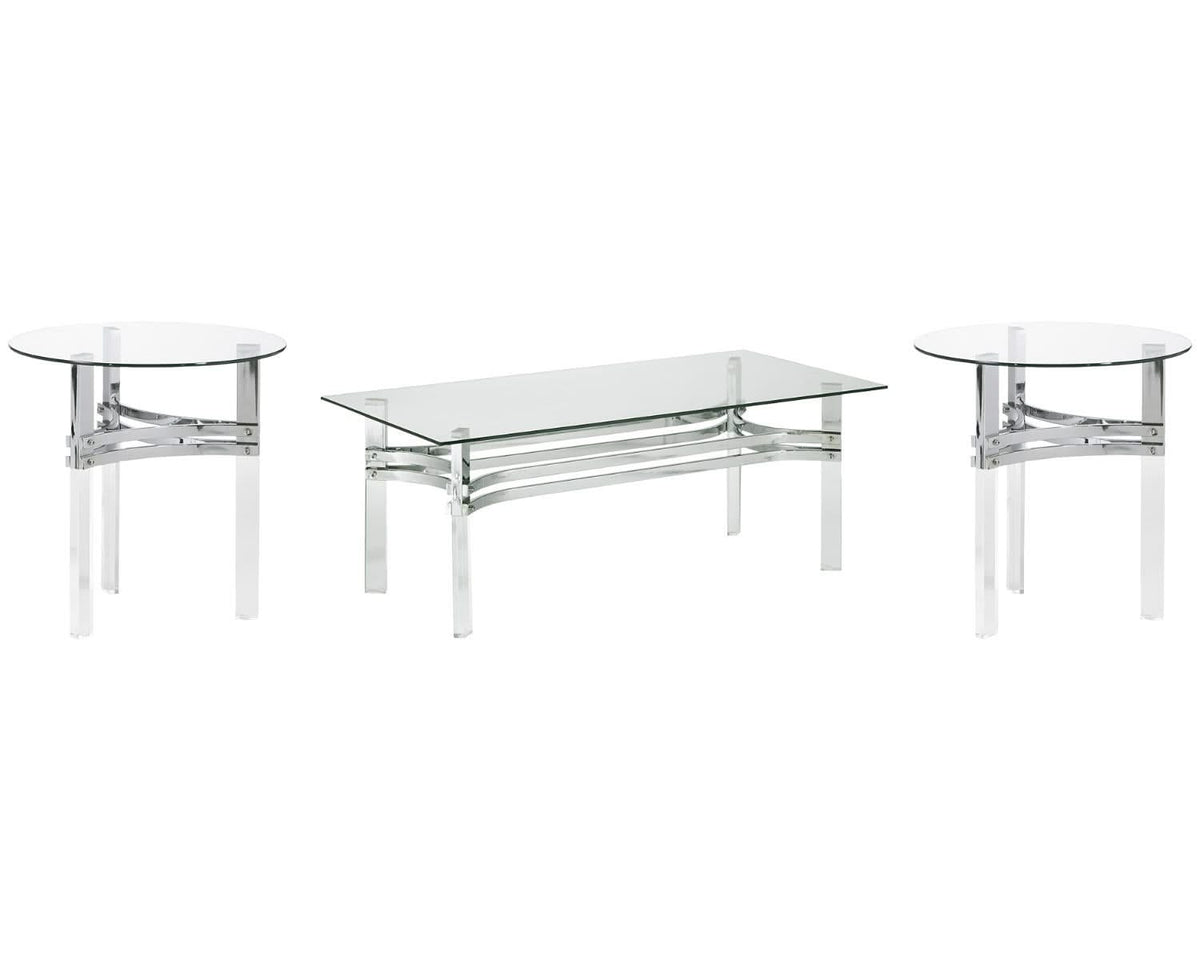 Braddoni Coffee Table and 2 End Tables