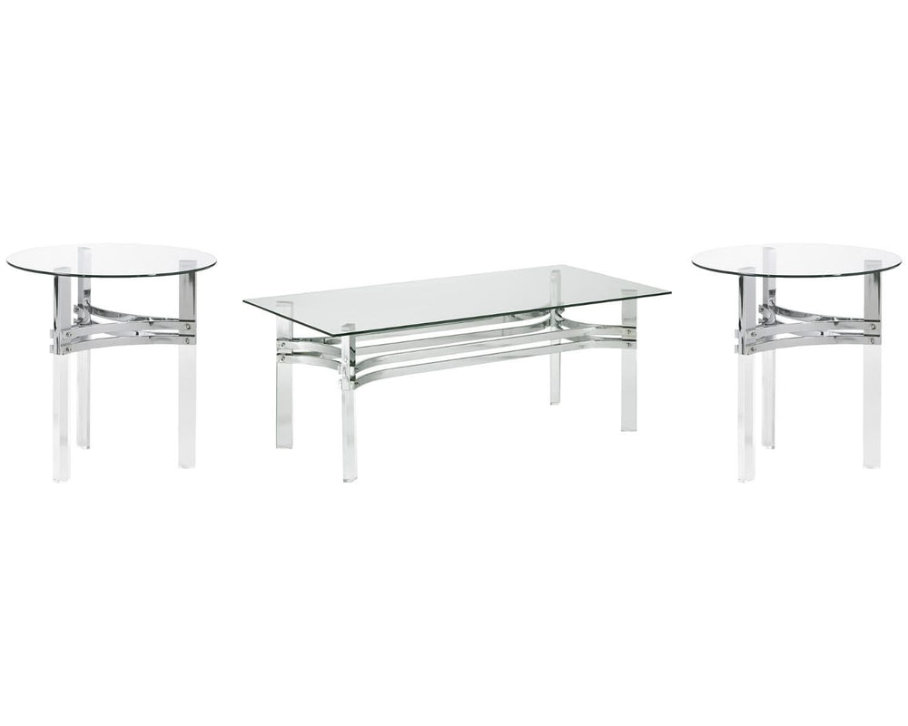 Braddoni Coffee Table and 2 End Tables