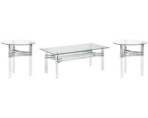 Braddoni Coffee Table and 2 End Tables