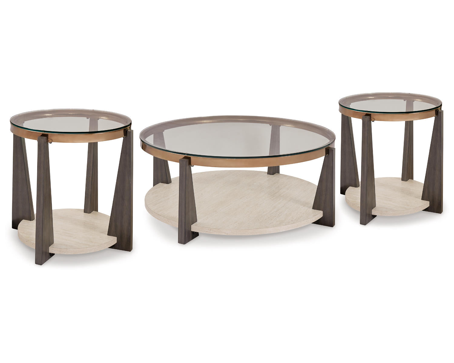 Frazwa Coffee Table and 2 End Tables