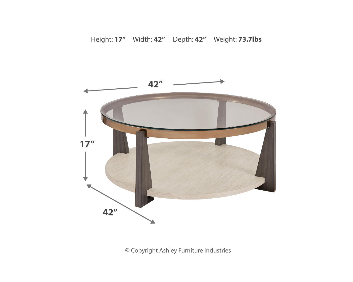 Frazwa Coffee Table and 2 End Tables