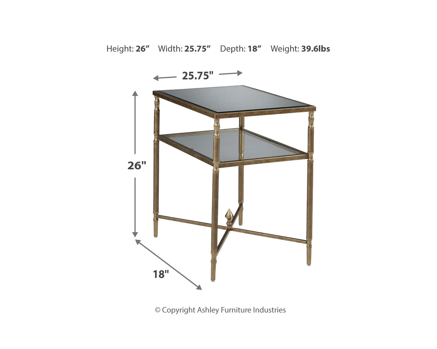 Cloverty Coffee Table and 2 End Tables