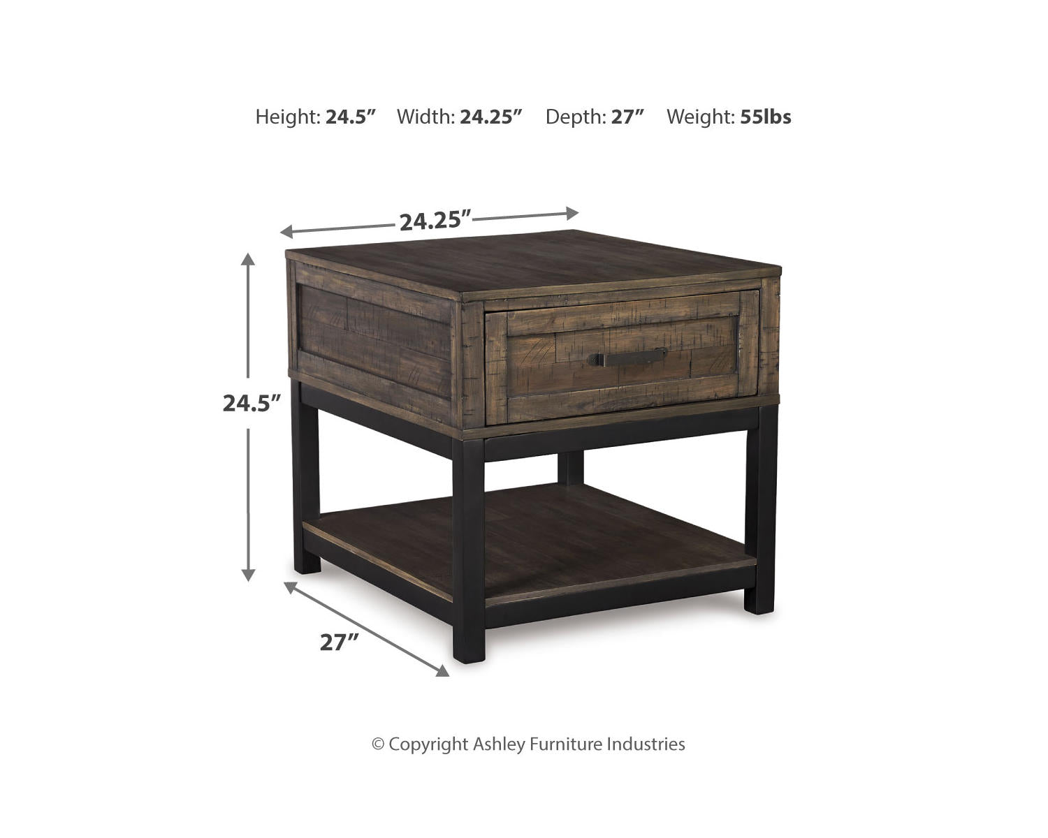 Johurst Lift-top Coffee Table and 2 End Tables