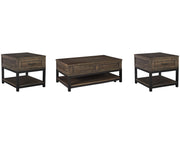 Johurst Lift-top Coffee Table and 2 End Tables