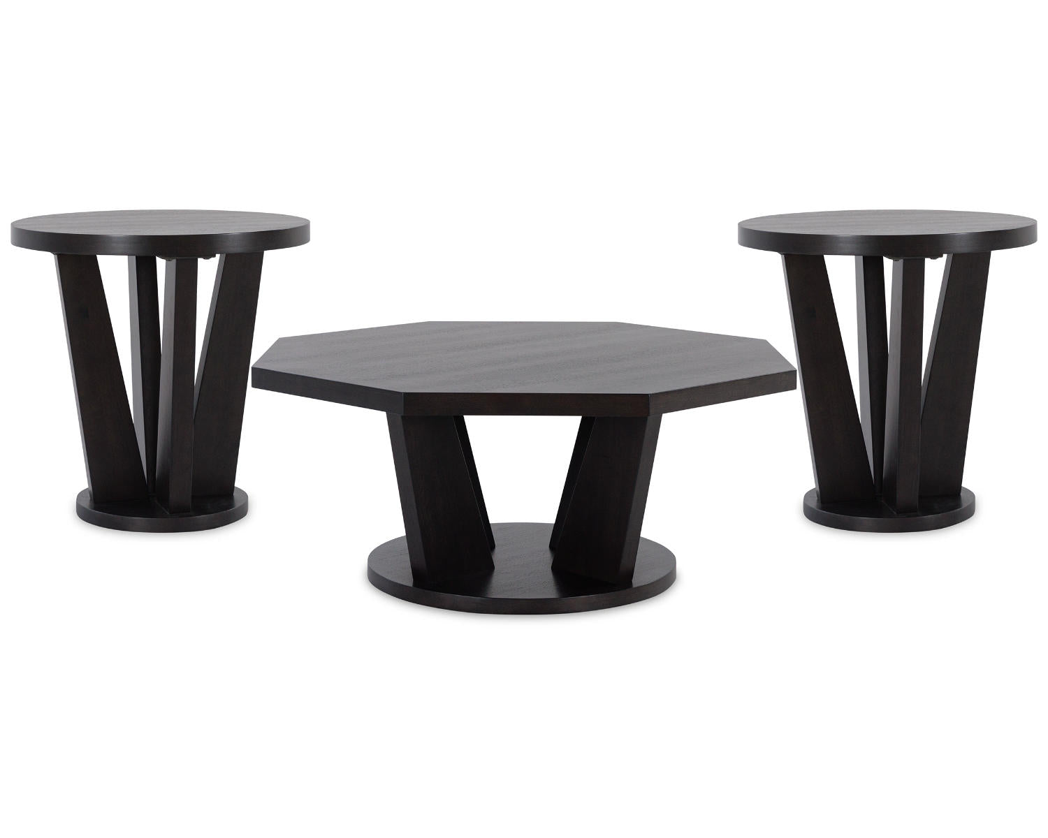 Chasinfield Coffee Table and 2 End Tables