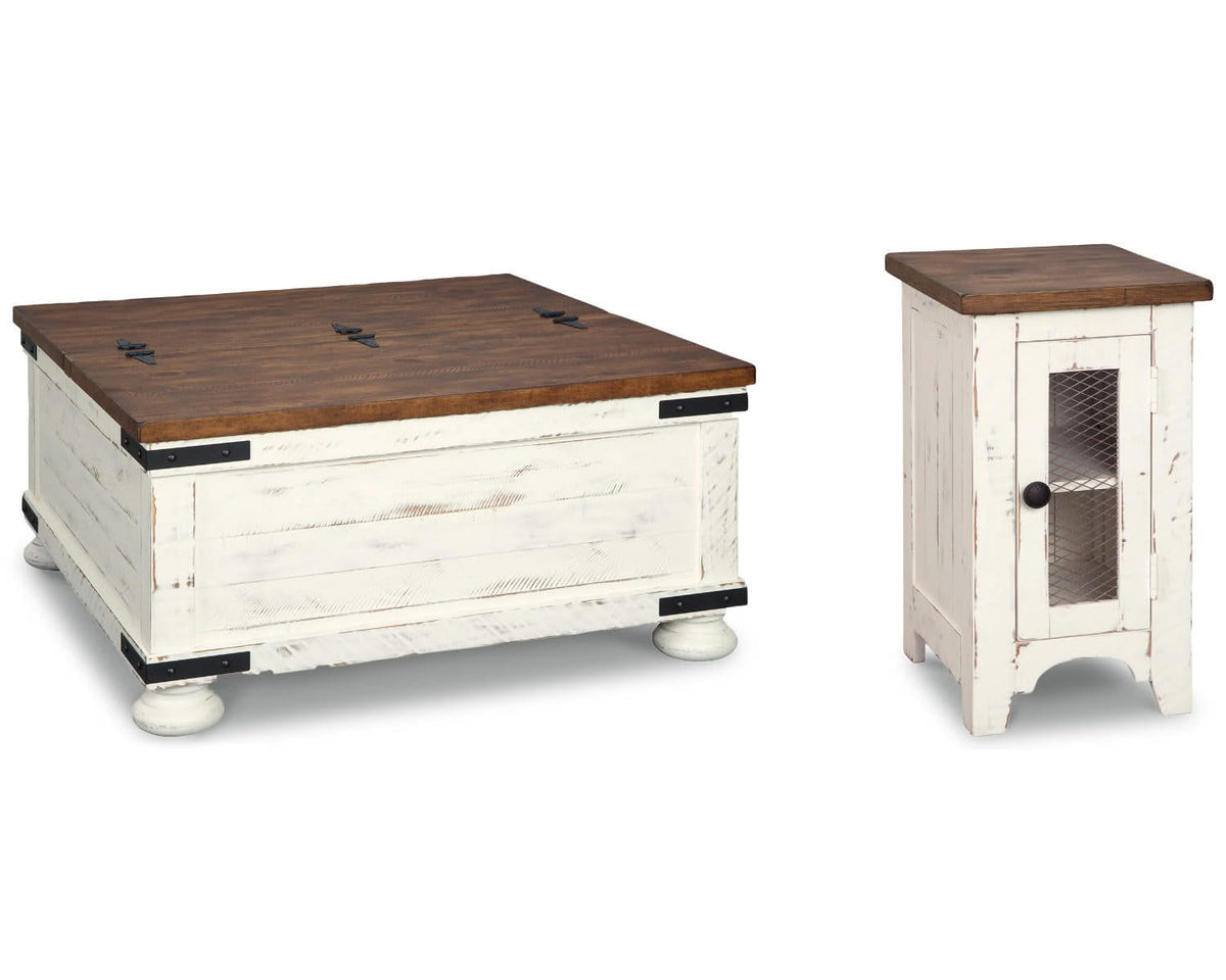Mesa de centro y mesa auxiliar Wystfield