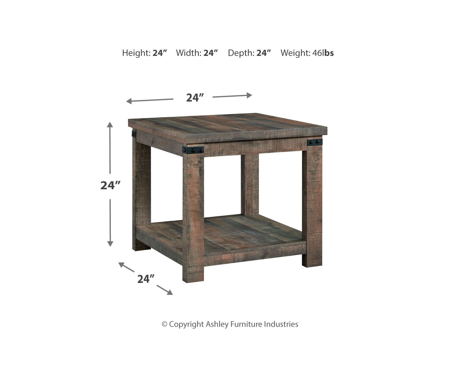 Hollum Lift-top Coffee Table and 2 End Tables