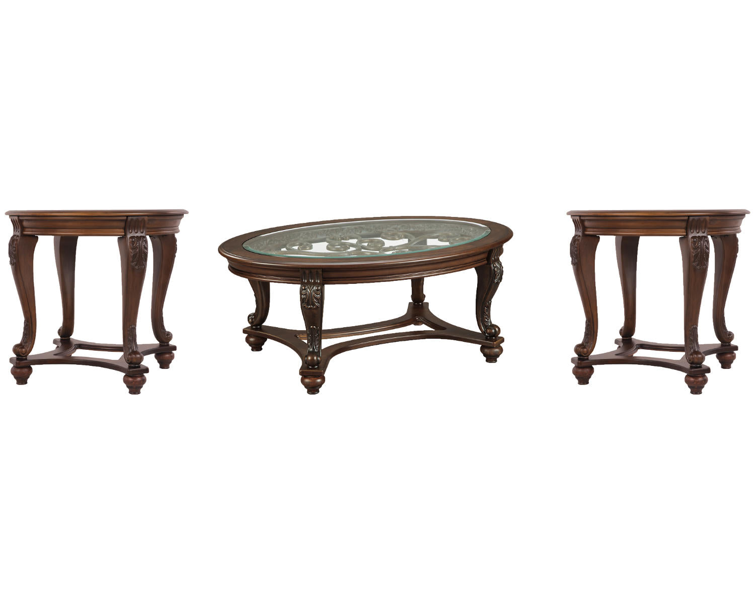 Norcastle Coffee Table and 2 End Tables