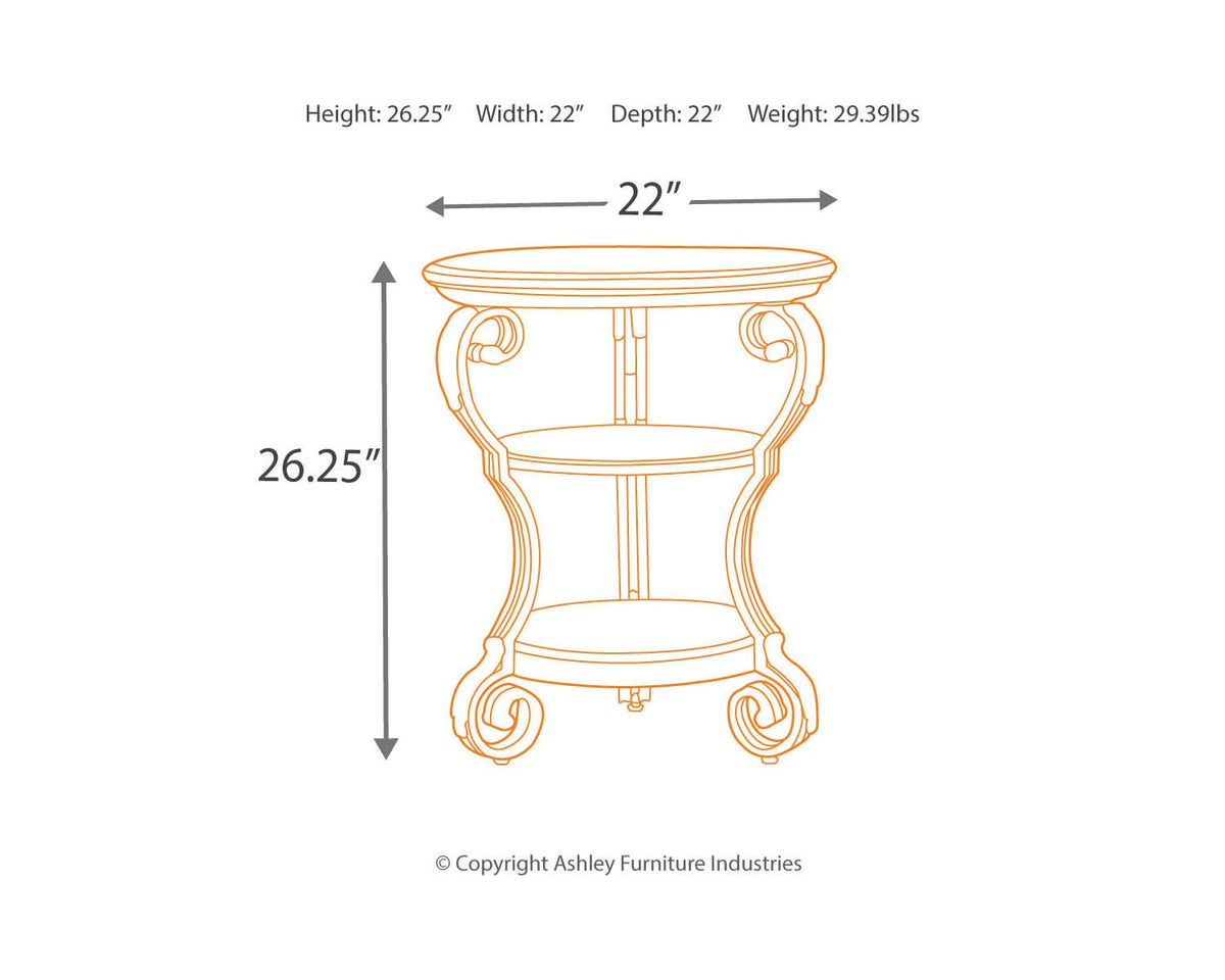Nestor Chairside End Table