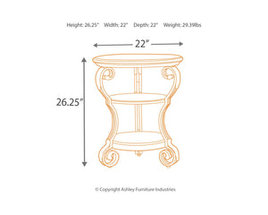 Nestor Chairside End Table