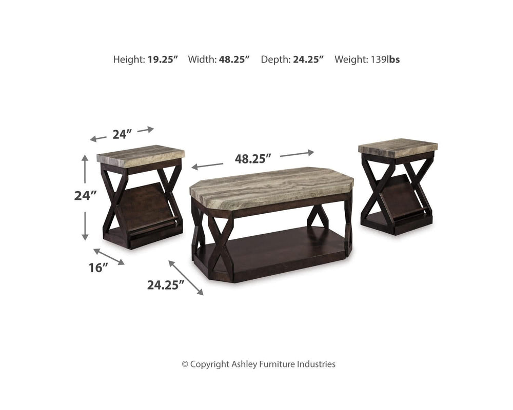 Mesa Radilyn (juego de 3)