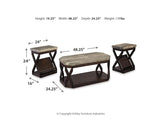 Mesa Radilyn (juego de 3)