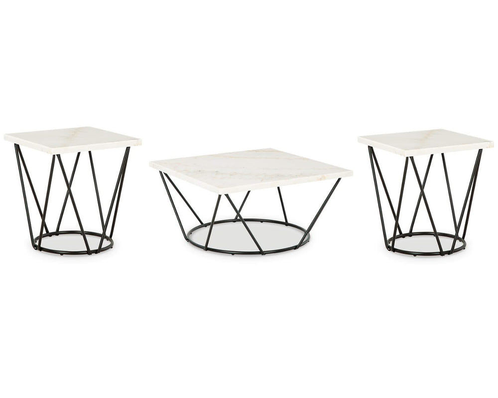Vancent Coffee Table and 2 End Tables
