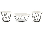 Vancent Coffee Table and 2 End Tables