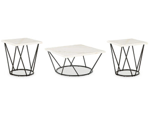 Vancent Coffee Table and 2 End Tables