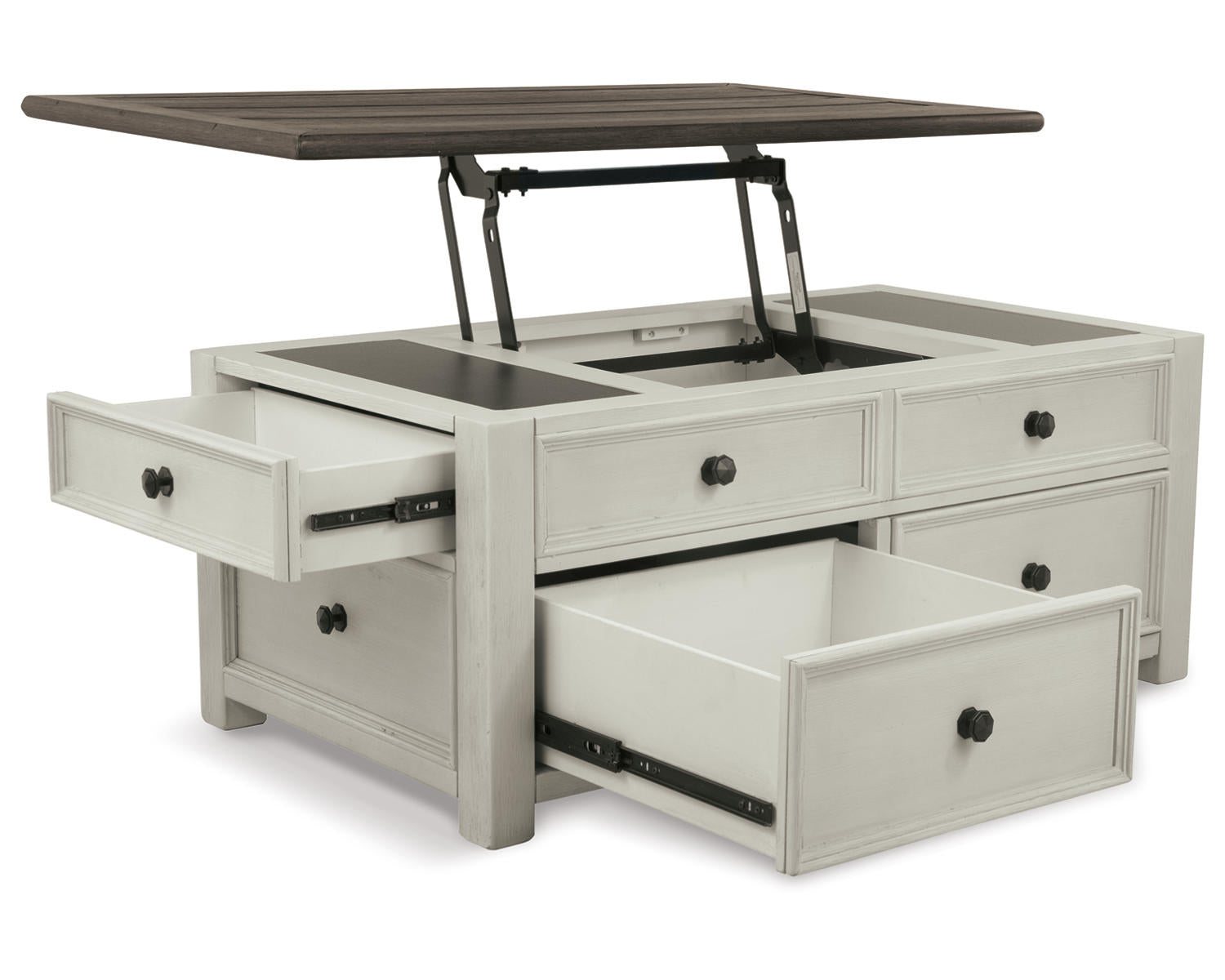 Bolanburg Coffee Table and 2 Chairside End Tables with Console