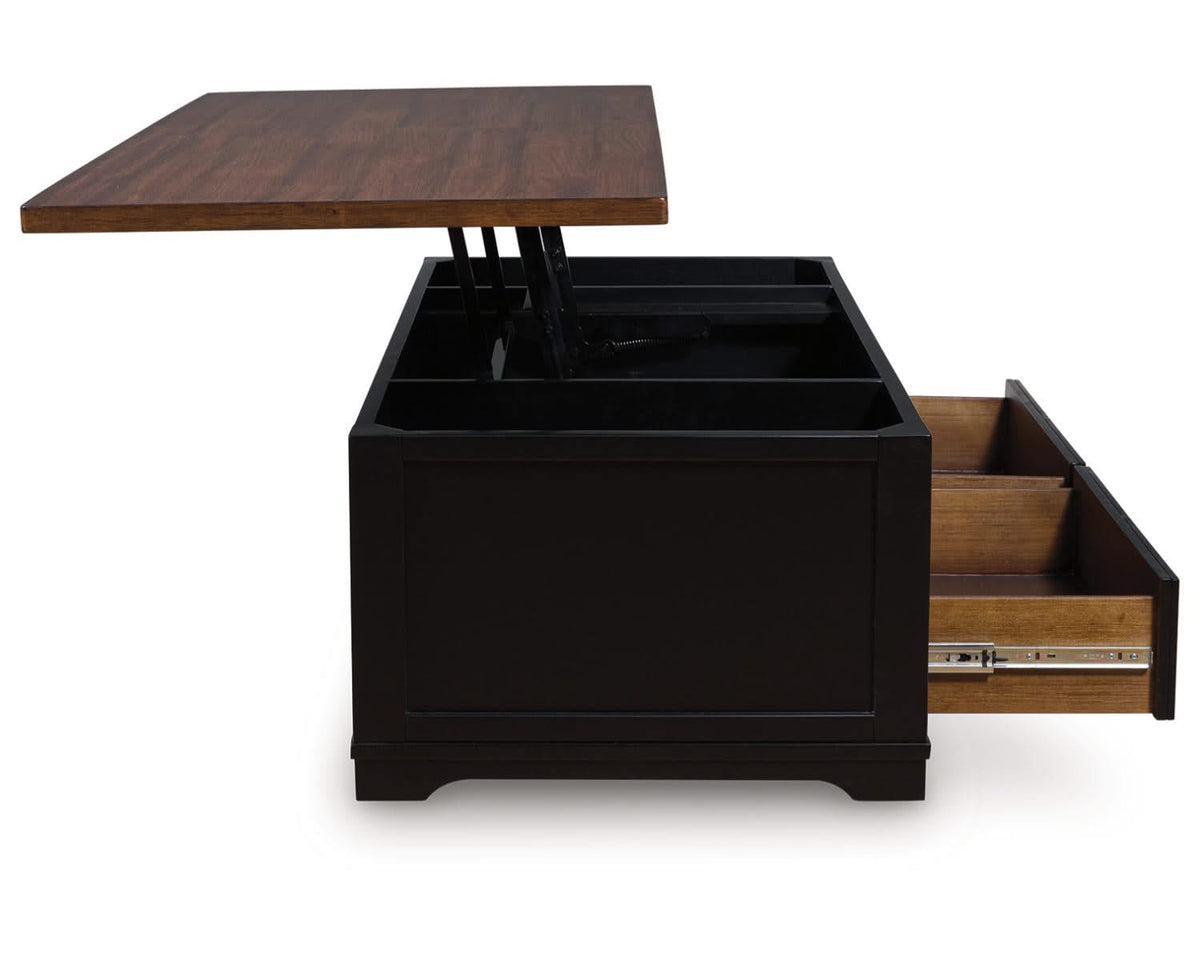 Mesa de centro elevable Wildenauer
