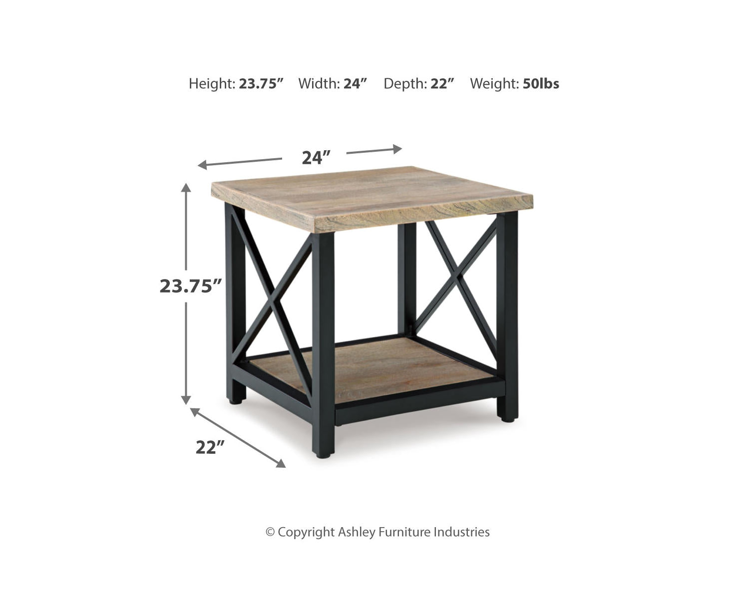 Bristenfort Coffee Table and 2 End Tables