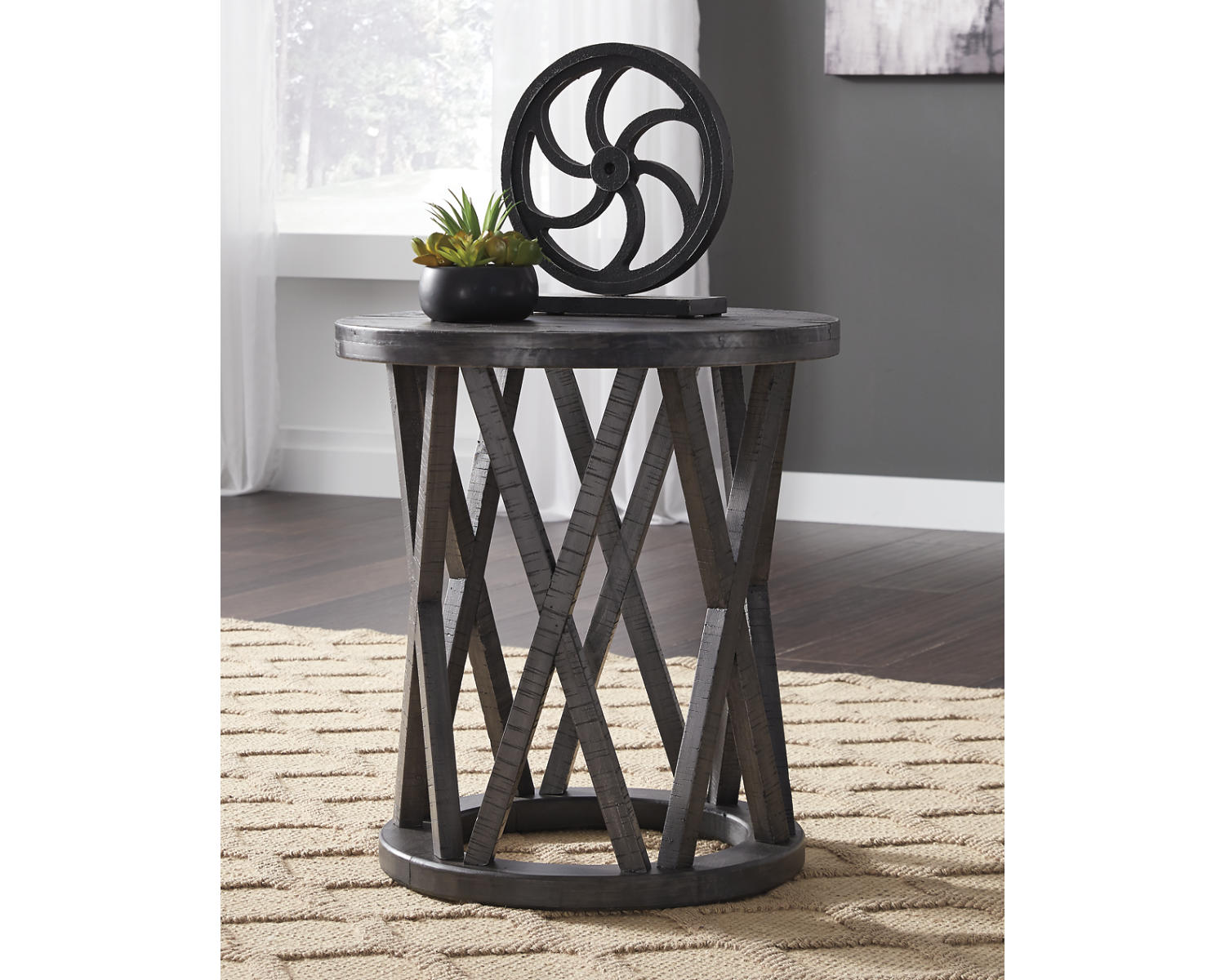 Sharzane Coffee Table and 2 End Tables