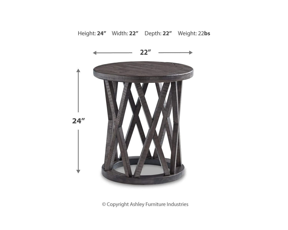 Sharzane Coffee Table and 2 End Tables