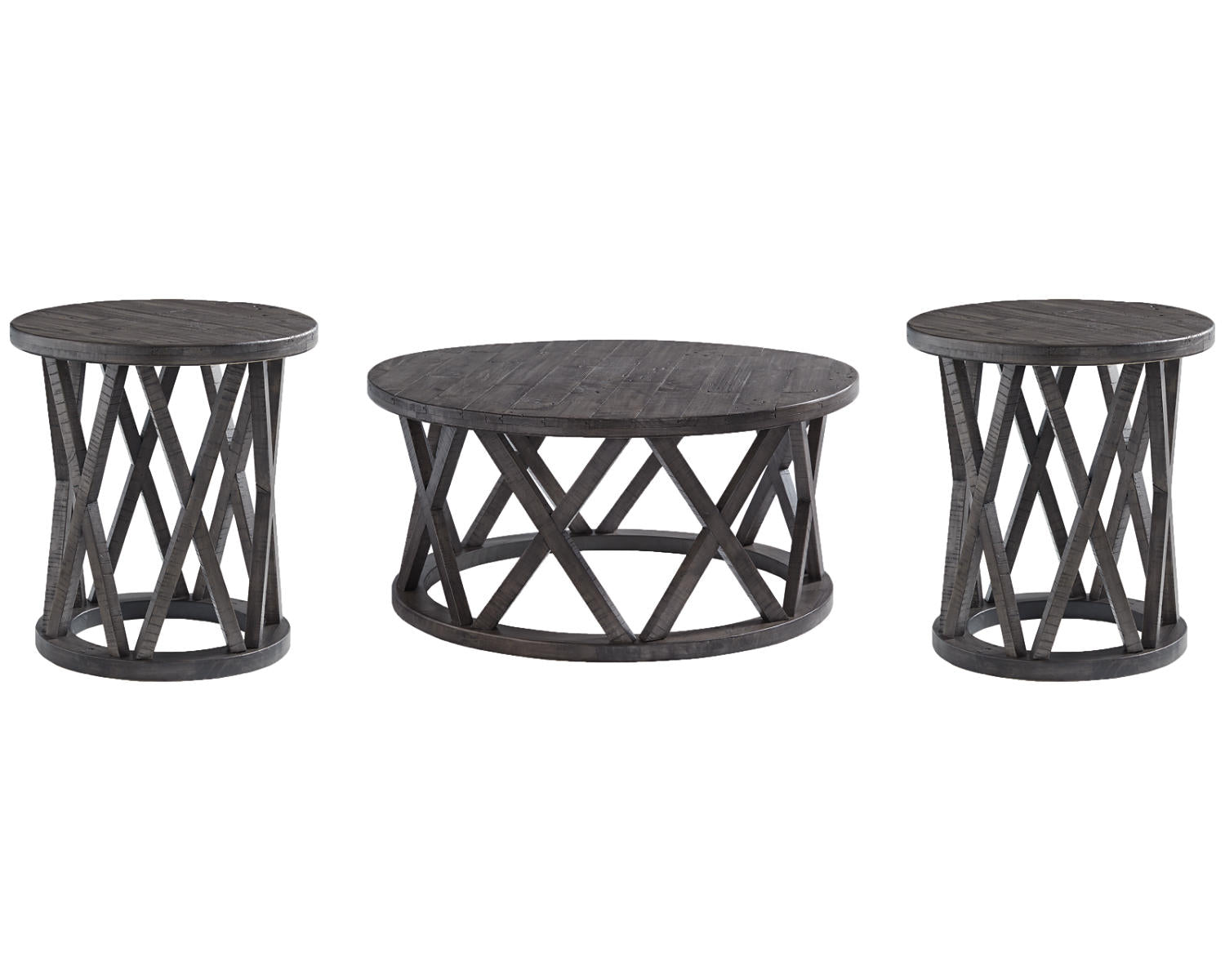 Sharzane Coffee Table and 2 End Tables