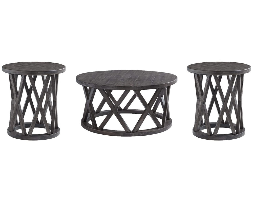 Sharzane Coffee Table and 2 End Tables