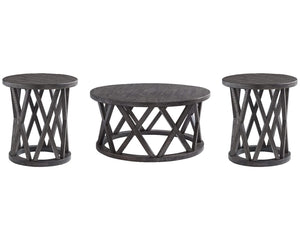 Sharzane Coffee Table and 2 End Tables