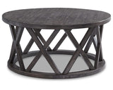 Sharzane Coffee Table and 2 End Tables